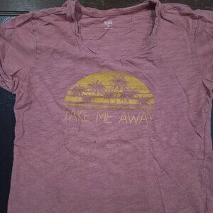 a.n.a women's medium Take Me Away shirt